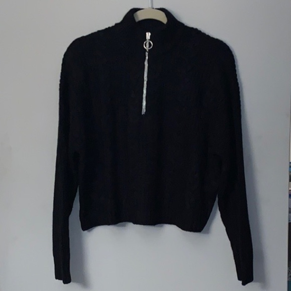 Half Zip Collar Sweater